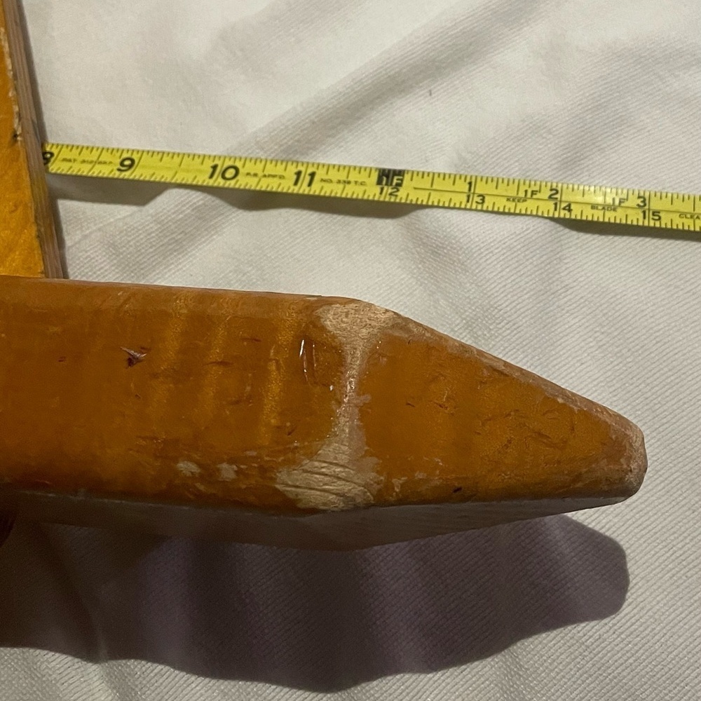 Vintage Community Rifton,NY Wooden Toy Airplane - Picture 4 of 10